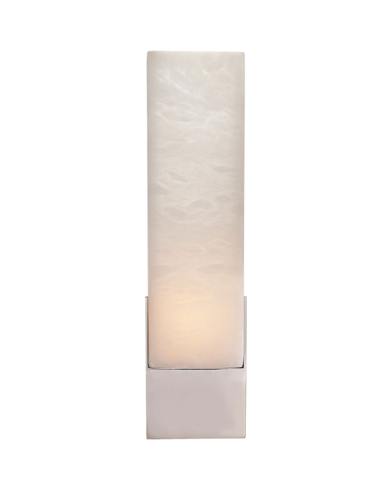 Covet Tall Box Bath Sconce Polished Nickel