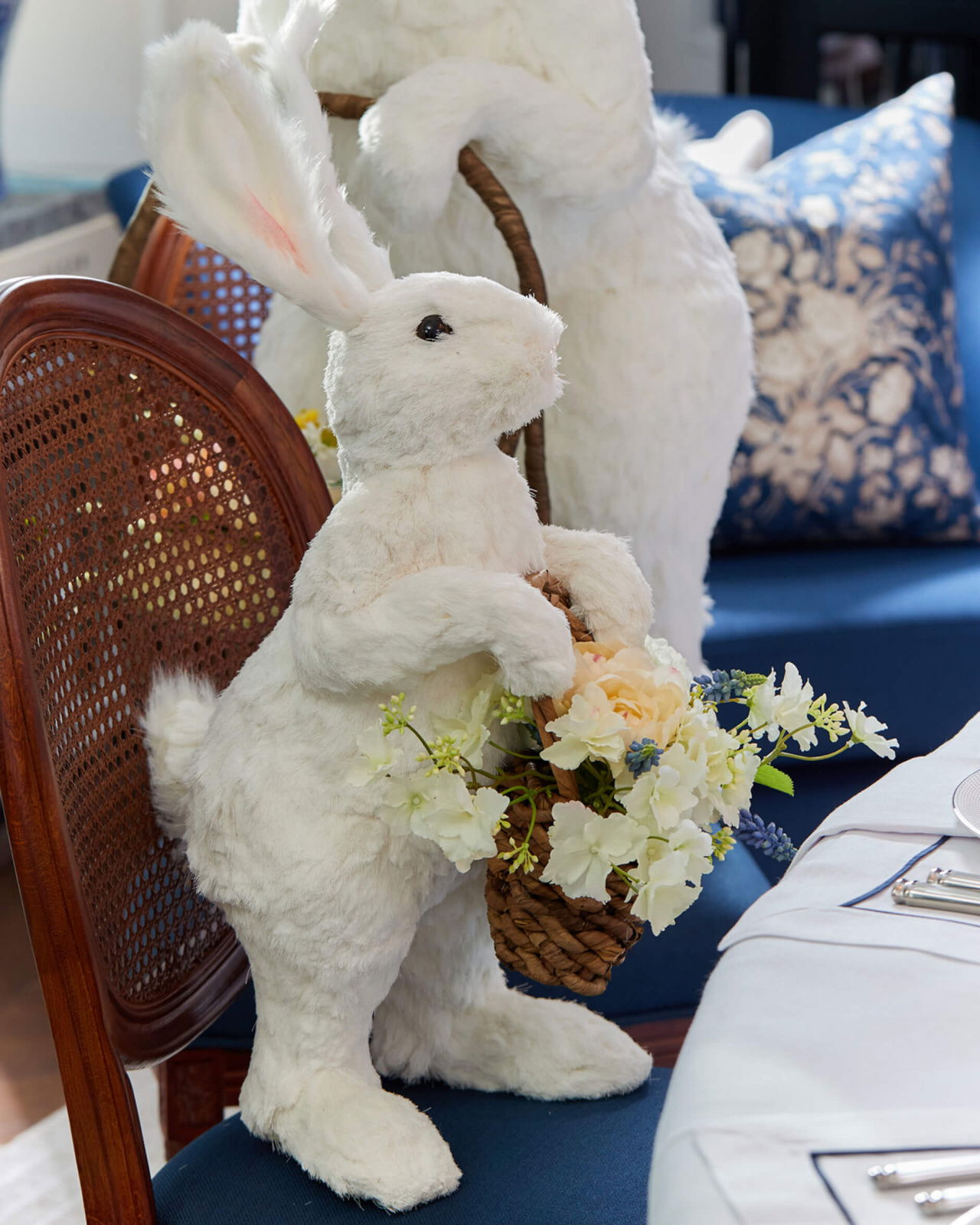 Henry påskehare hvit 71cm