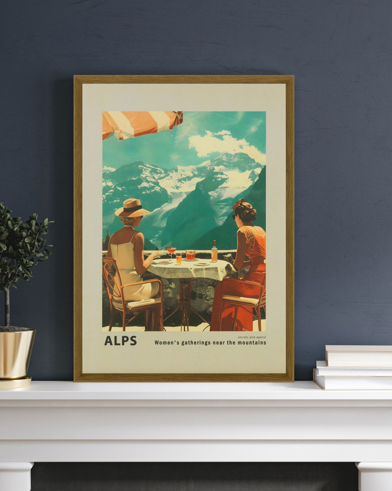 Meeting of Girls near the Mountains
