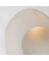 Esculpa 14" Rounded Wall Light Alabaster