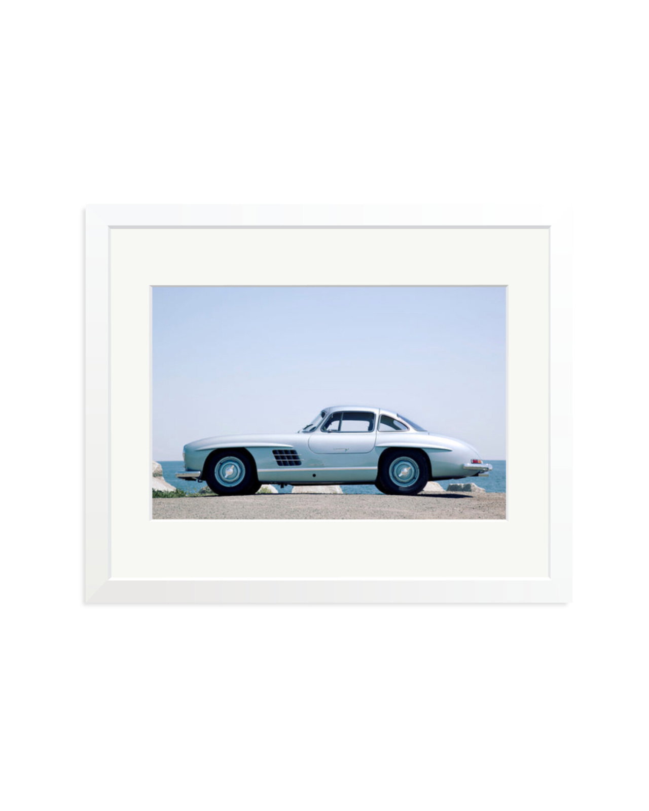 1956 Mercedes Benz White / Medium