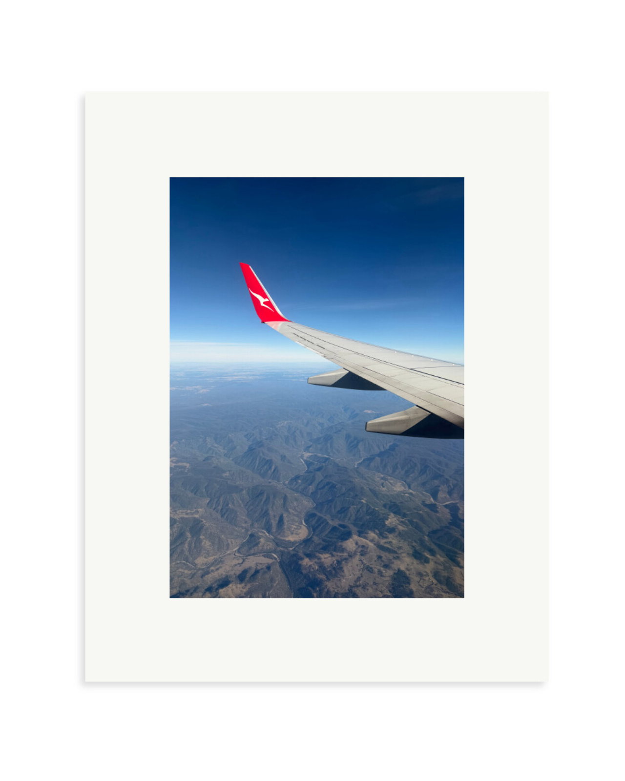 Flying into Melbourne Print Only / Small