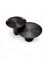 Zachary salontafel gunmetal 2-delige set