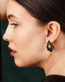 Alice Earrings Jet