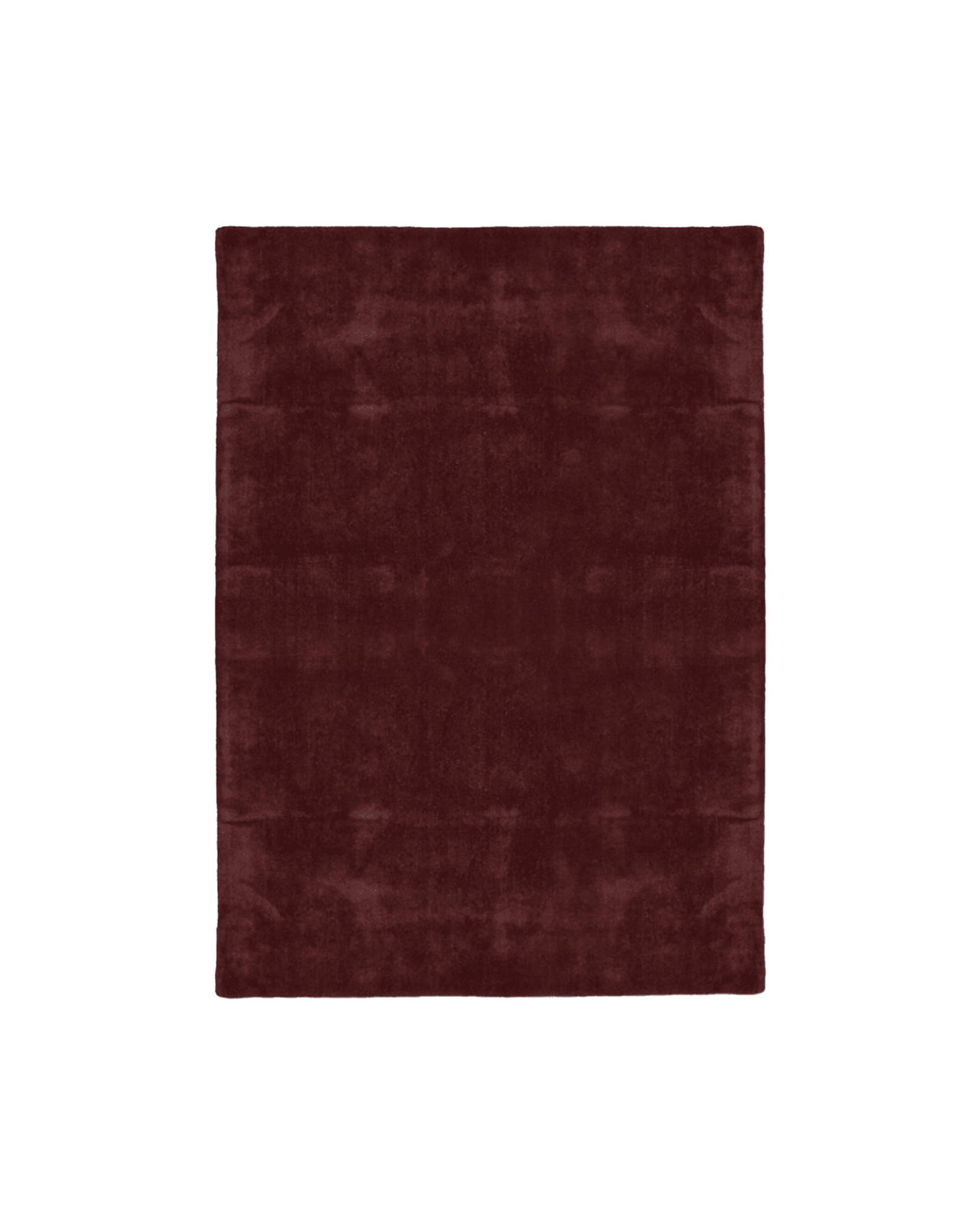 Solid vloerkleed bordeaux