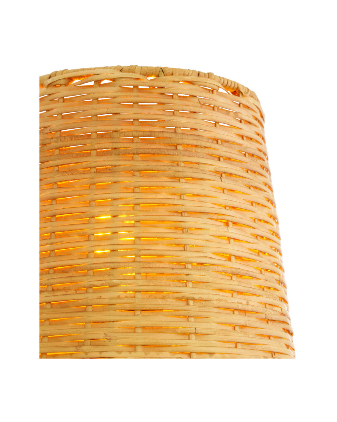 Farini wandlamp messing / rotan