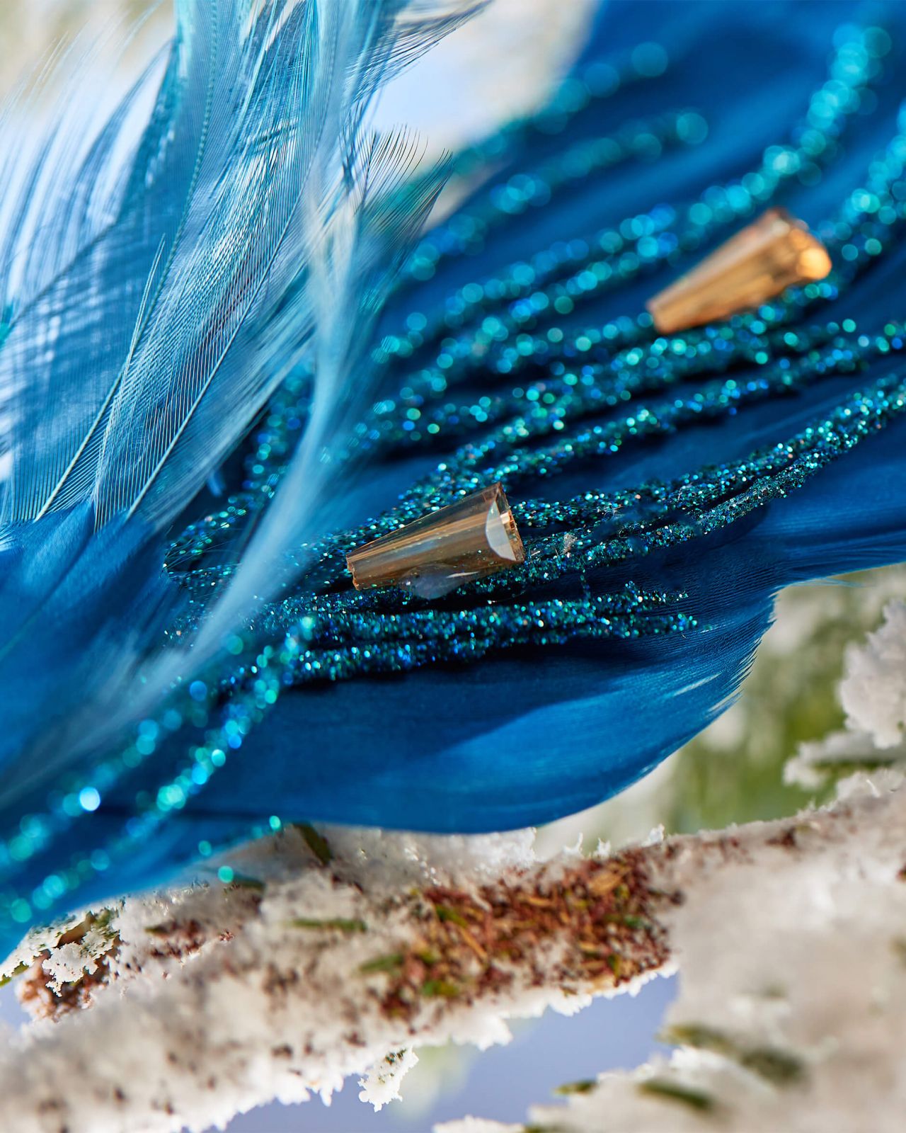 Phyllis-joulukoriste, riikinkukko