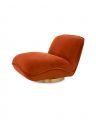 Relax chair savona orange velvet