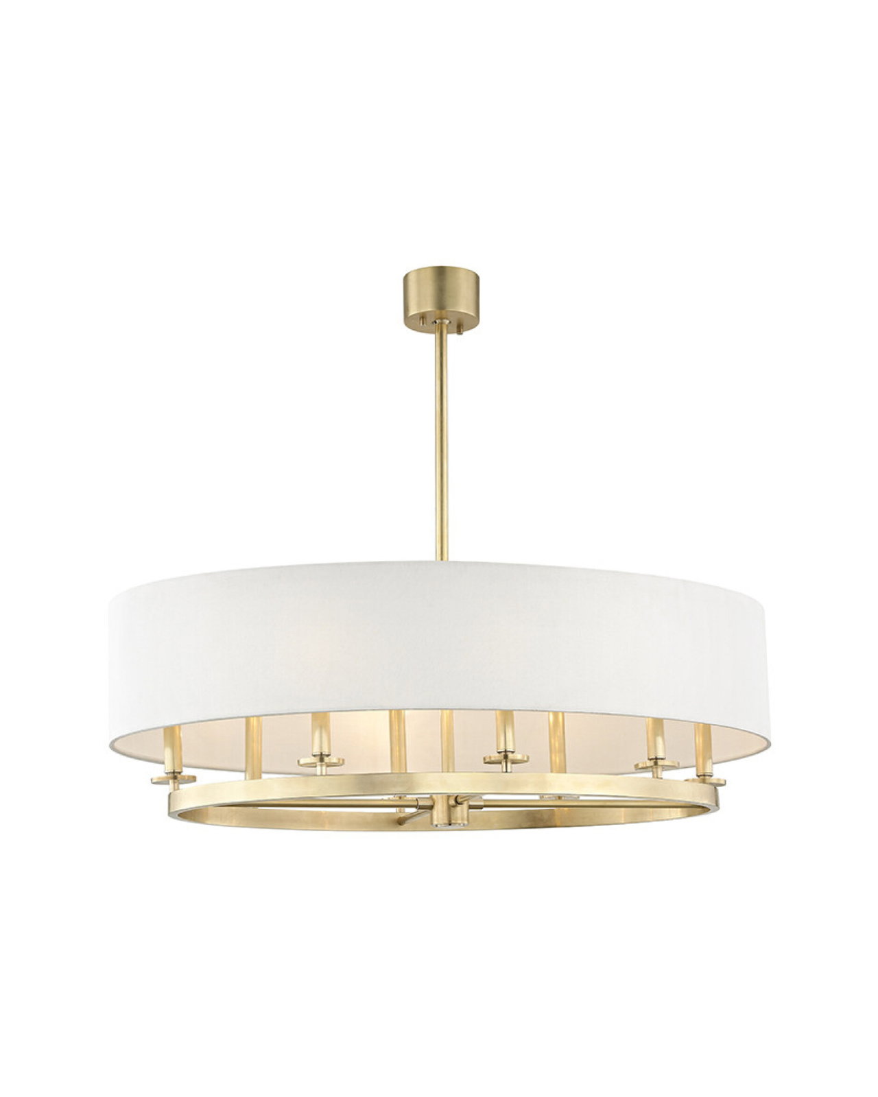 Durham loftlampe antik messing