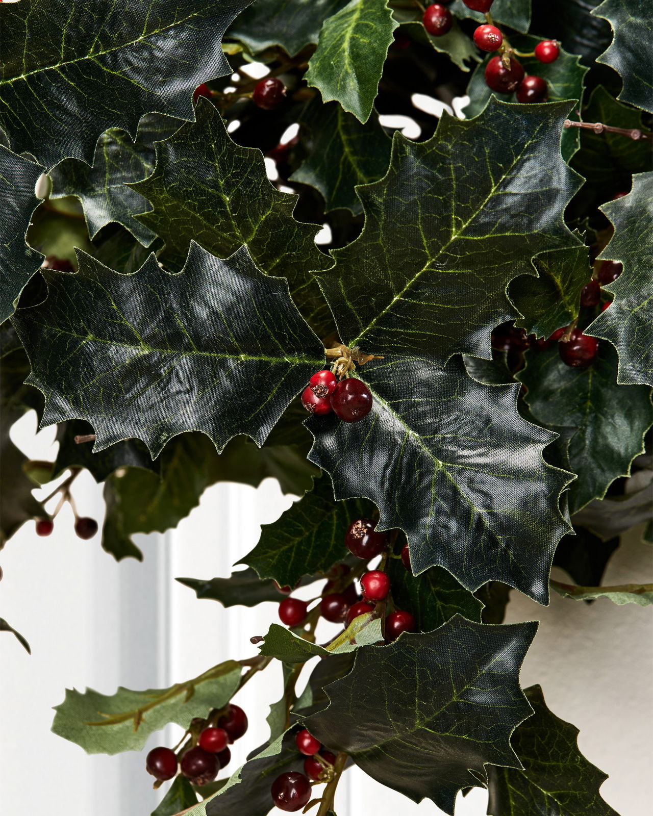 Järnek snittblomma grön/röd 85cm