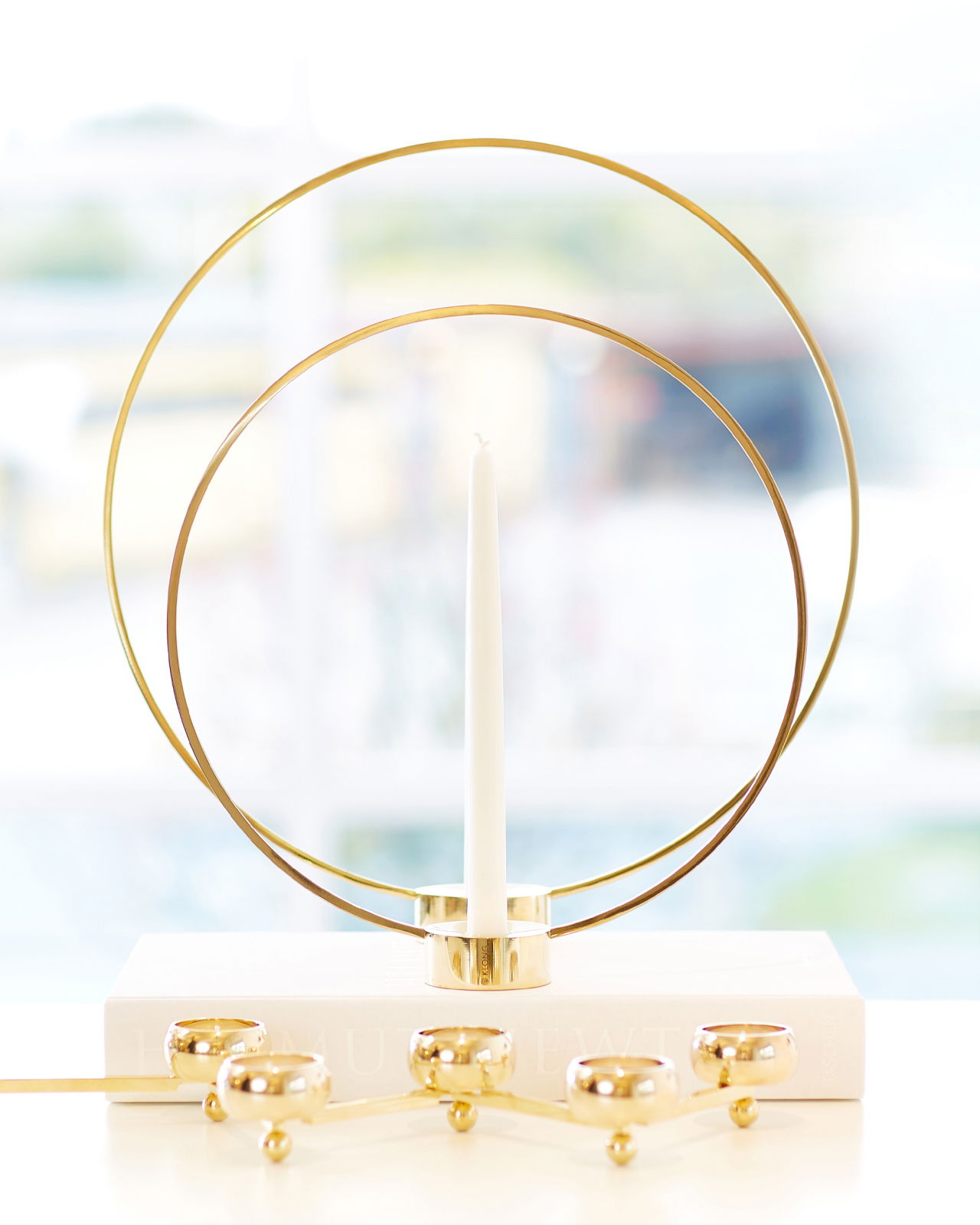 Gloria ljusstake mässing