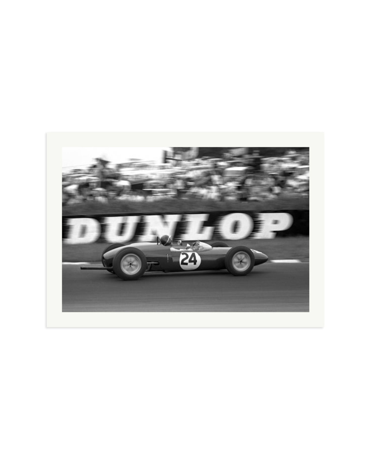 Jim Clark in a Lotus 21 Print Only / XXL
