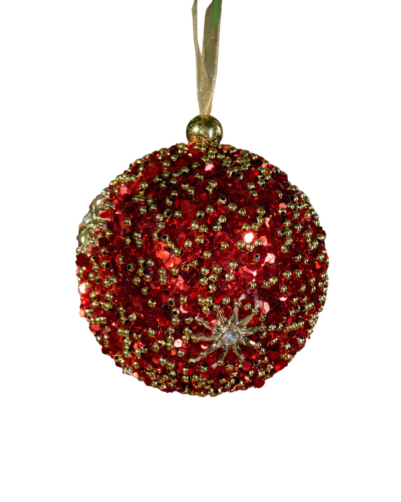 Nancy julekugle rød 8 cm