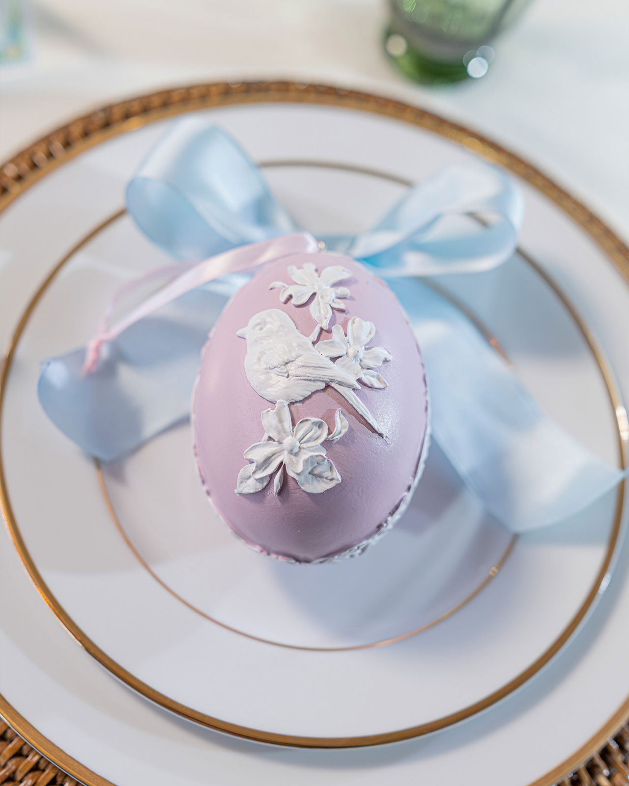 Ofelia påskeegg hengende dekorasjon rosa