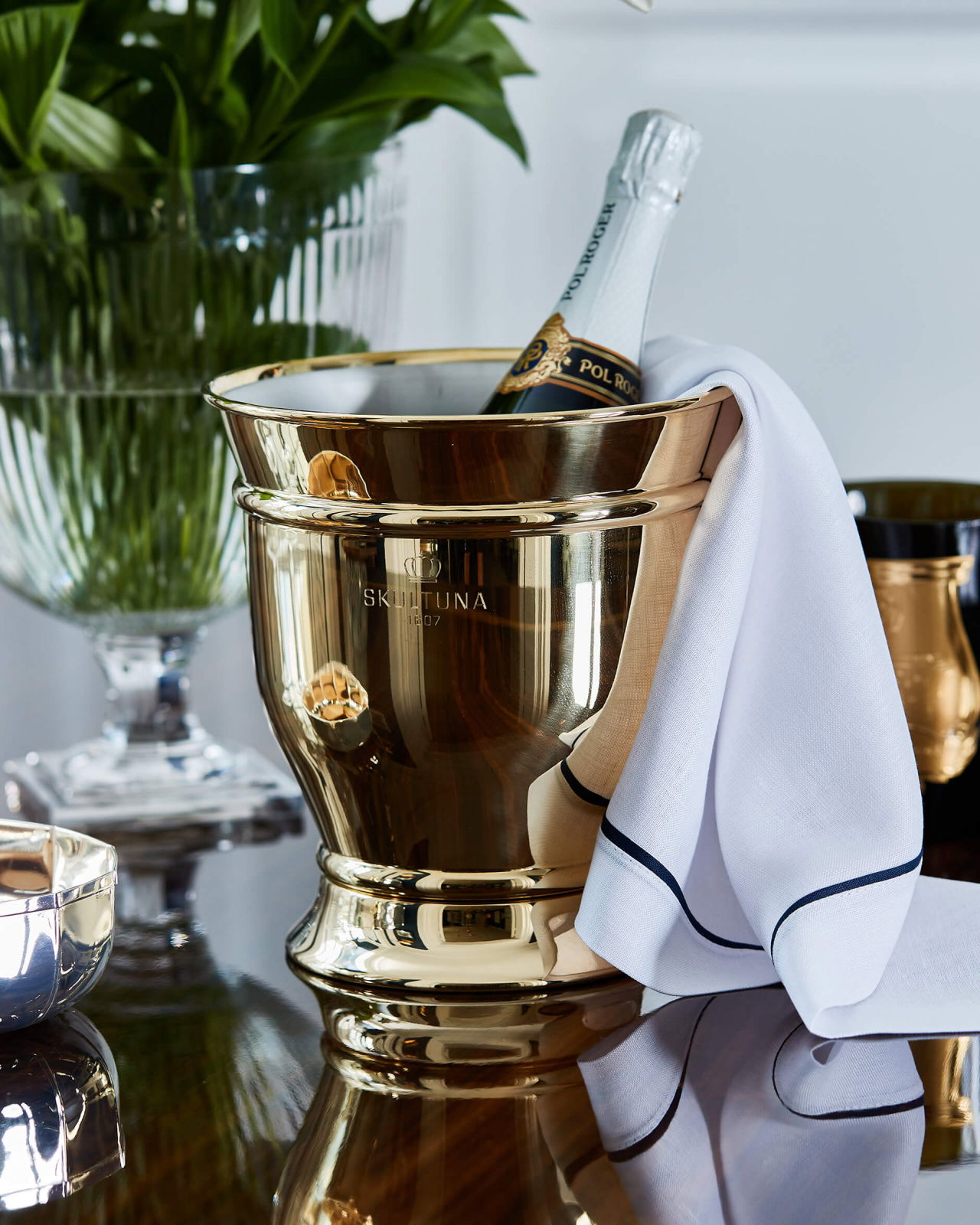 Champagnekøler messing