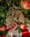 Tillion Sprig Christmas Decoration Champagne