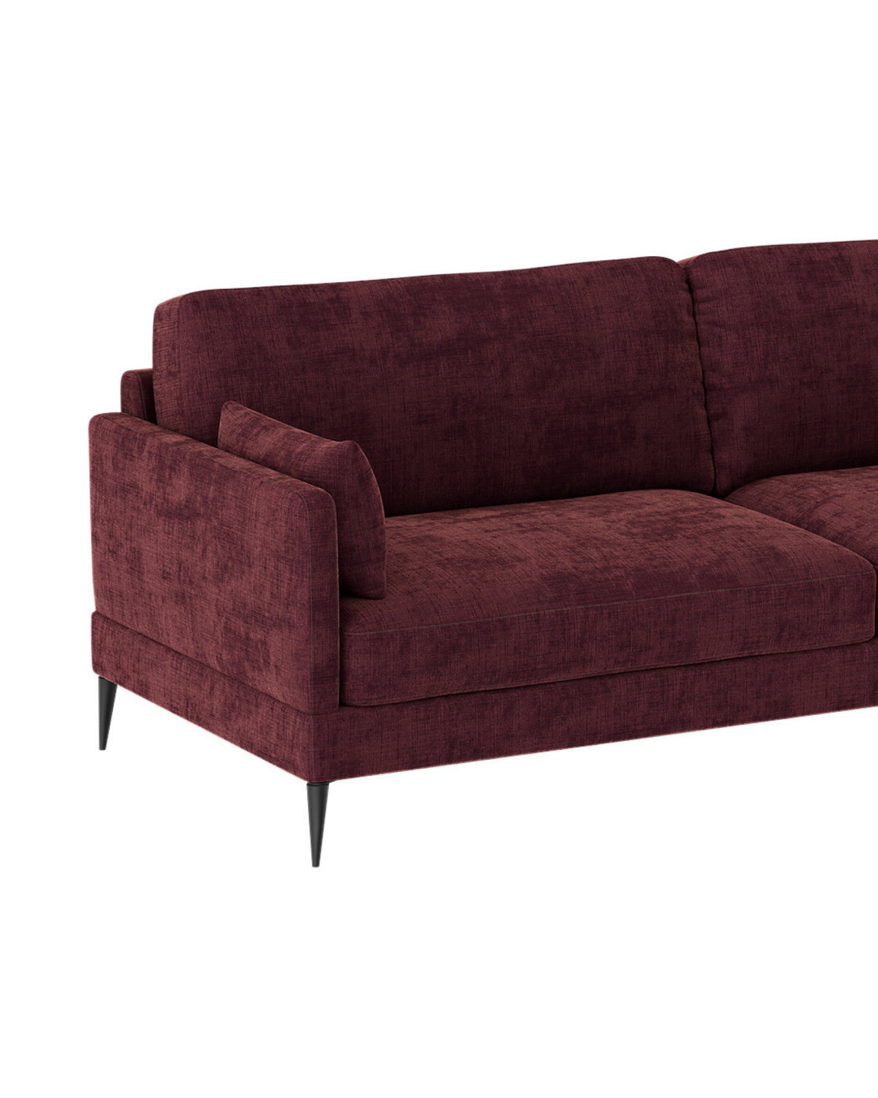 Andorra soffa gabby burgundy