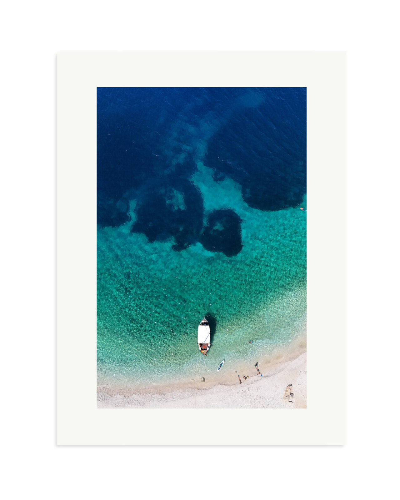 Moored off The Pebbles Print Only / XL