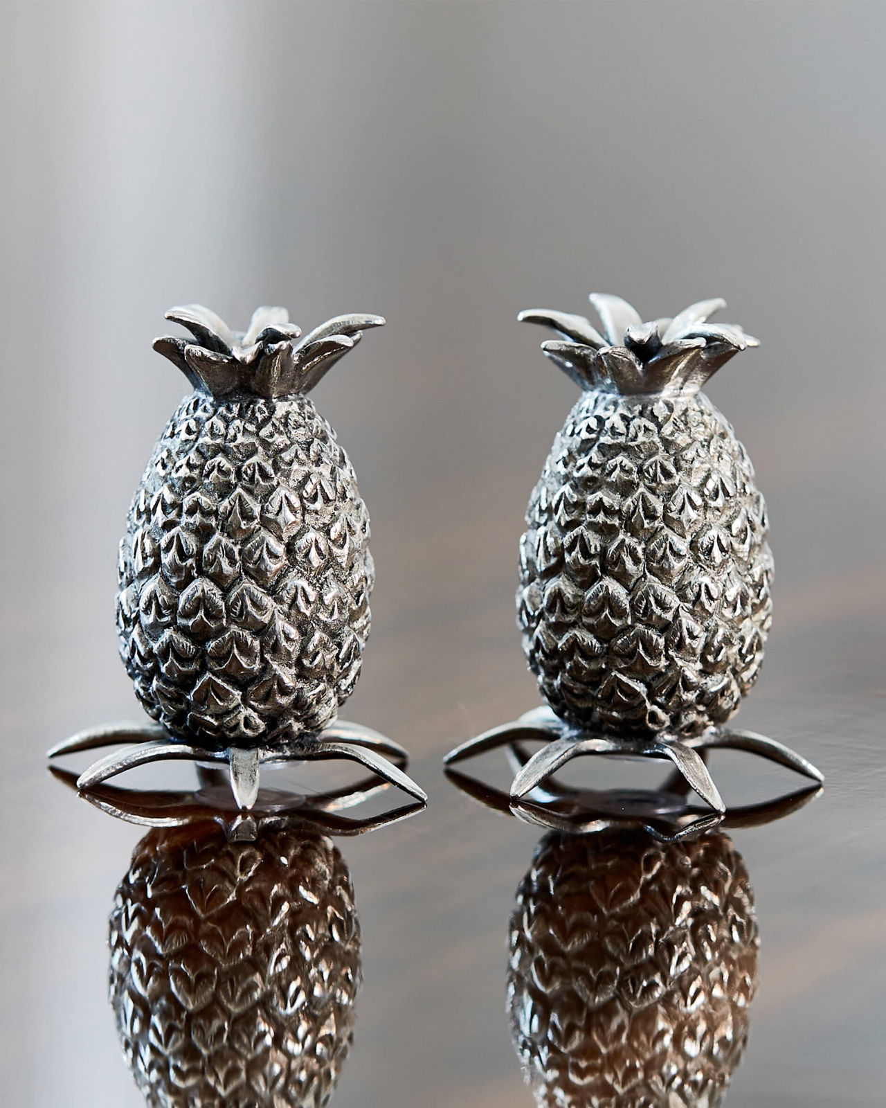 Ananas salt- och pepparkar tenn