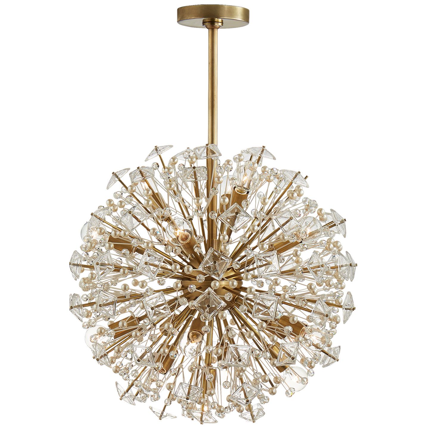 Dickinson Medium Pendant Soft Brass