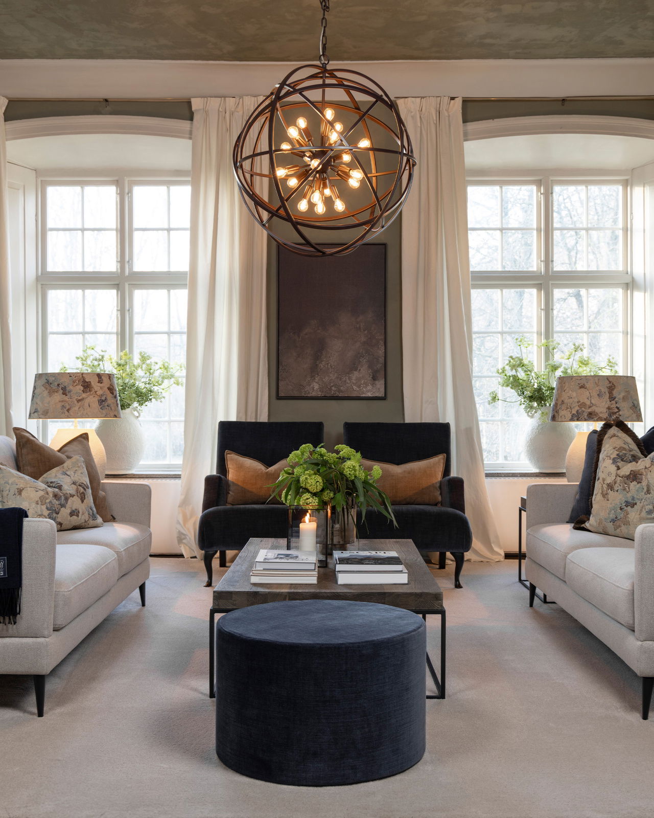 Langford fauteuil gabby blue