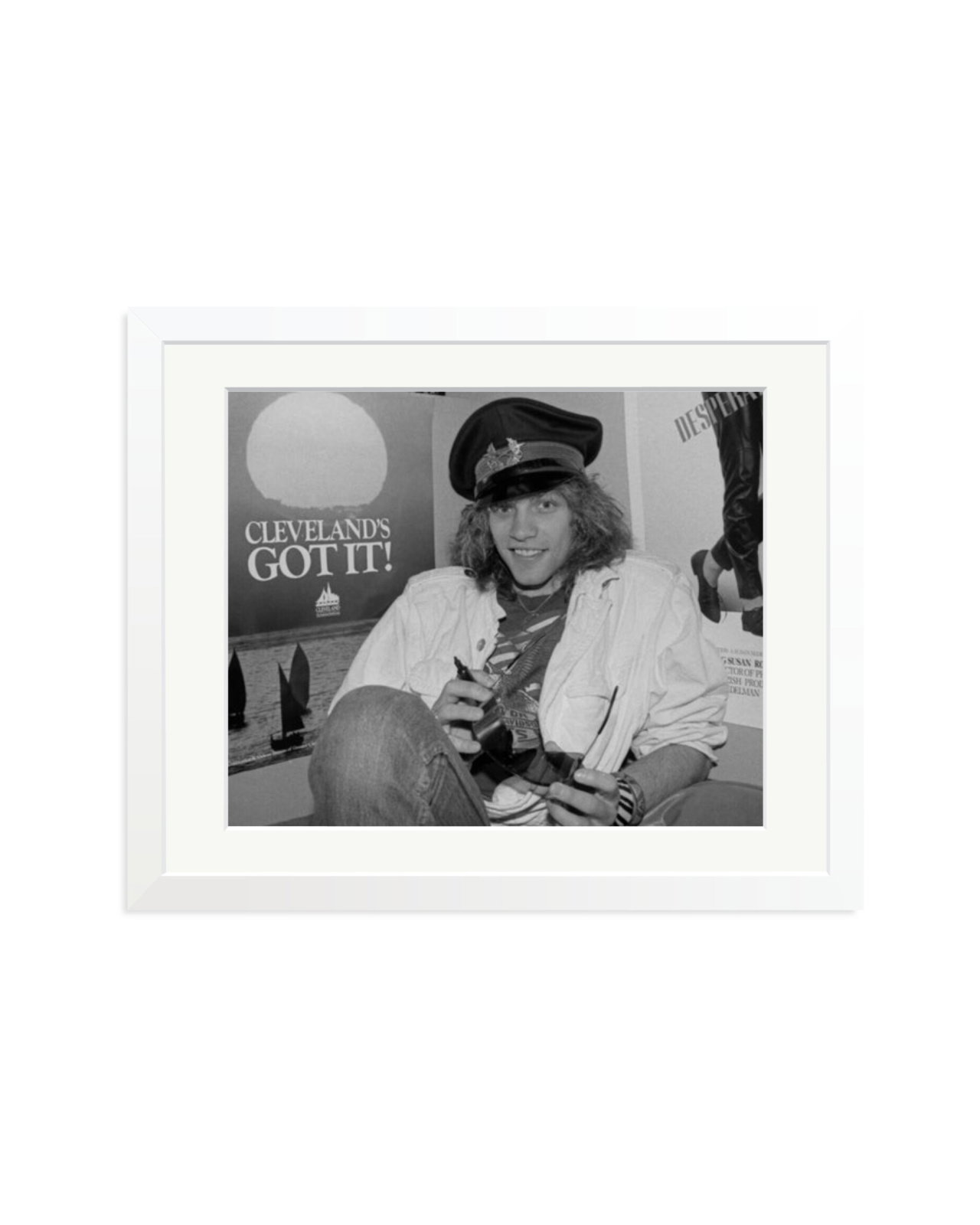 Jon Bon Jovi, 1985 White / Medium