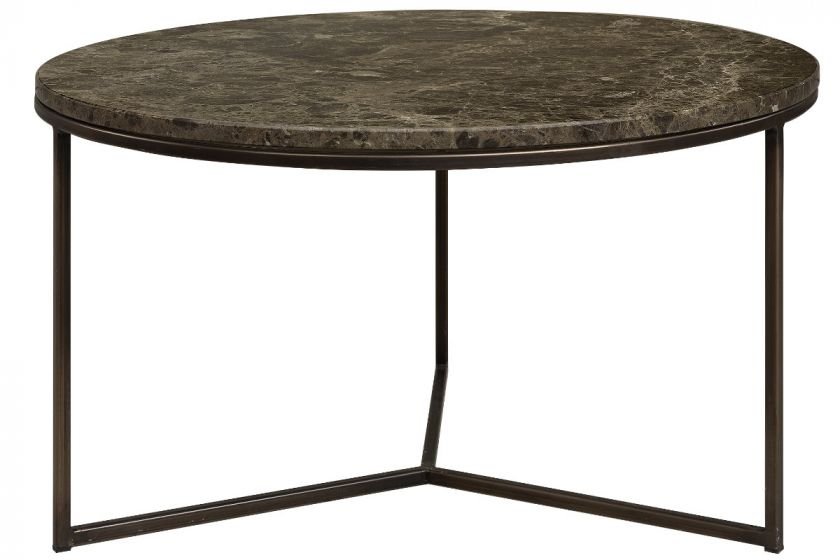 Cedes marble table bronze/dark brown