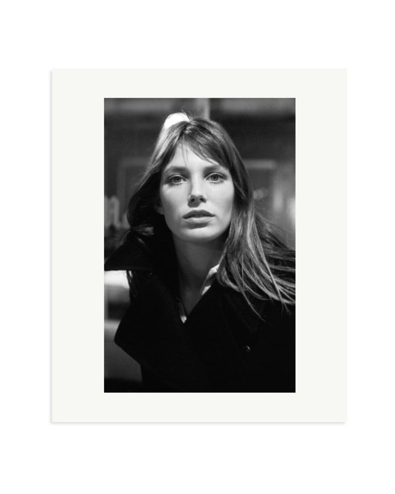 Jane in Paris, Black and White Print Only / Large