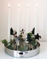 Jubel Advent cCndlestick Silver