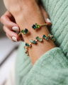 Alisia bracelet green combo