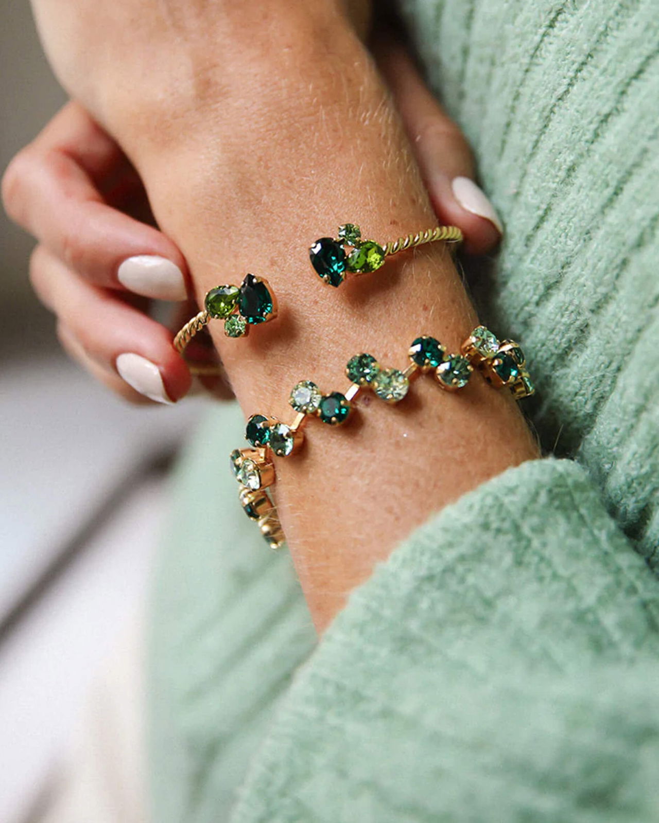 Alisia bracelet green combo