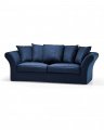 Hampton-sohvanpäällinen, indigo, 3-istuttava