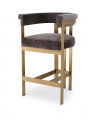 Clubhouse Bar Stool Savona Grey Velvet