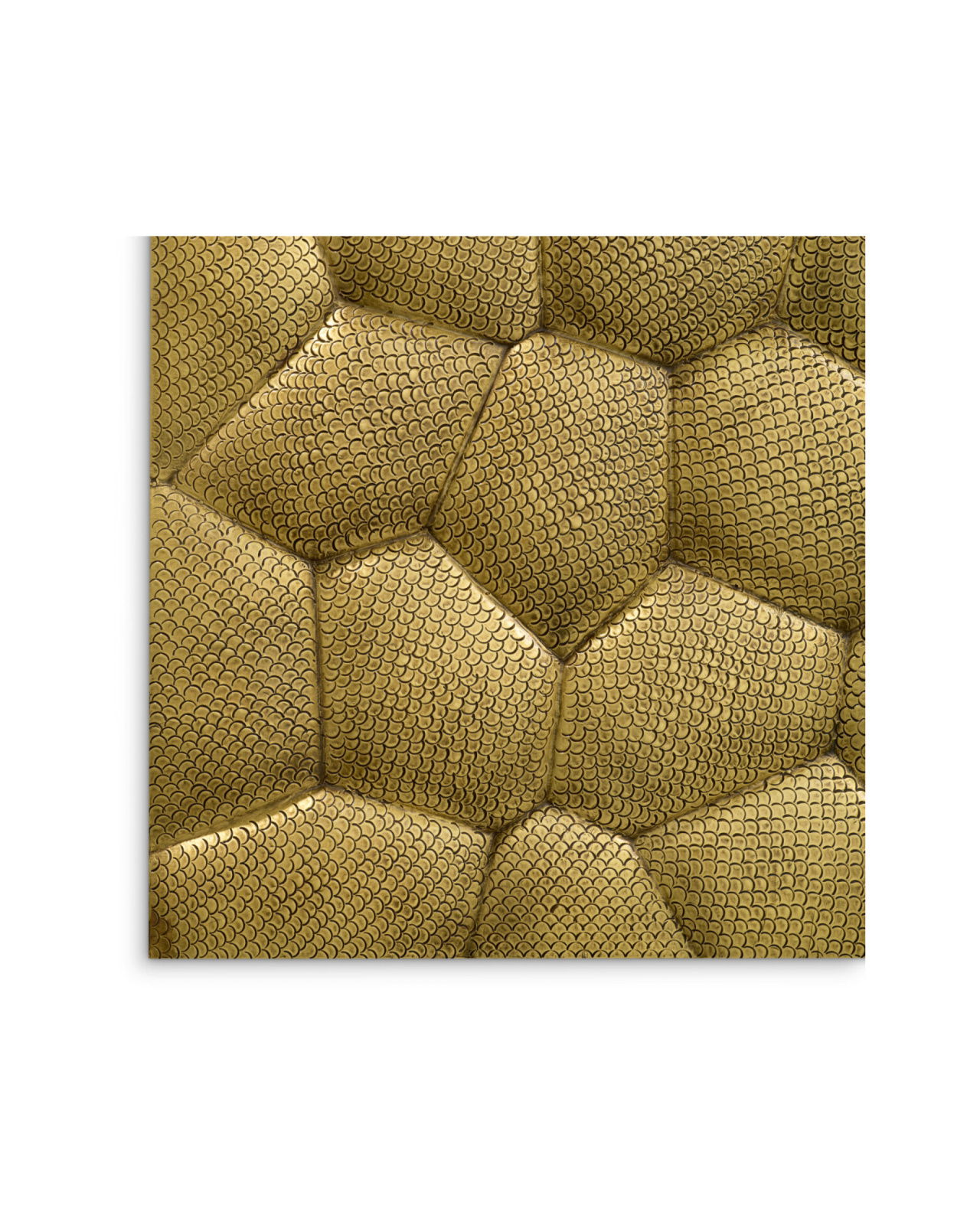 Maximus veggdekorasjon antikk messing