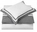 Belgravia Pillowcase White/grey