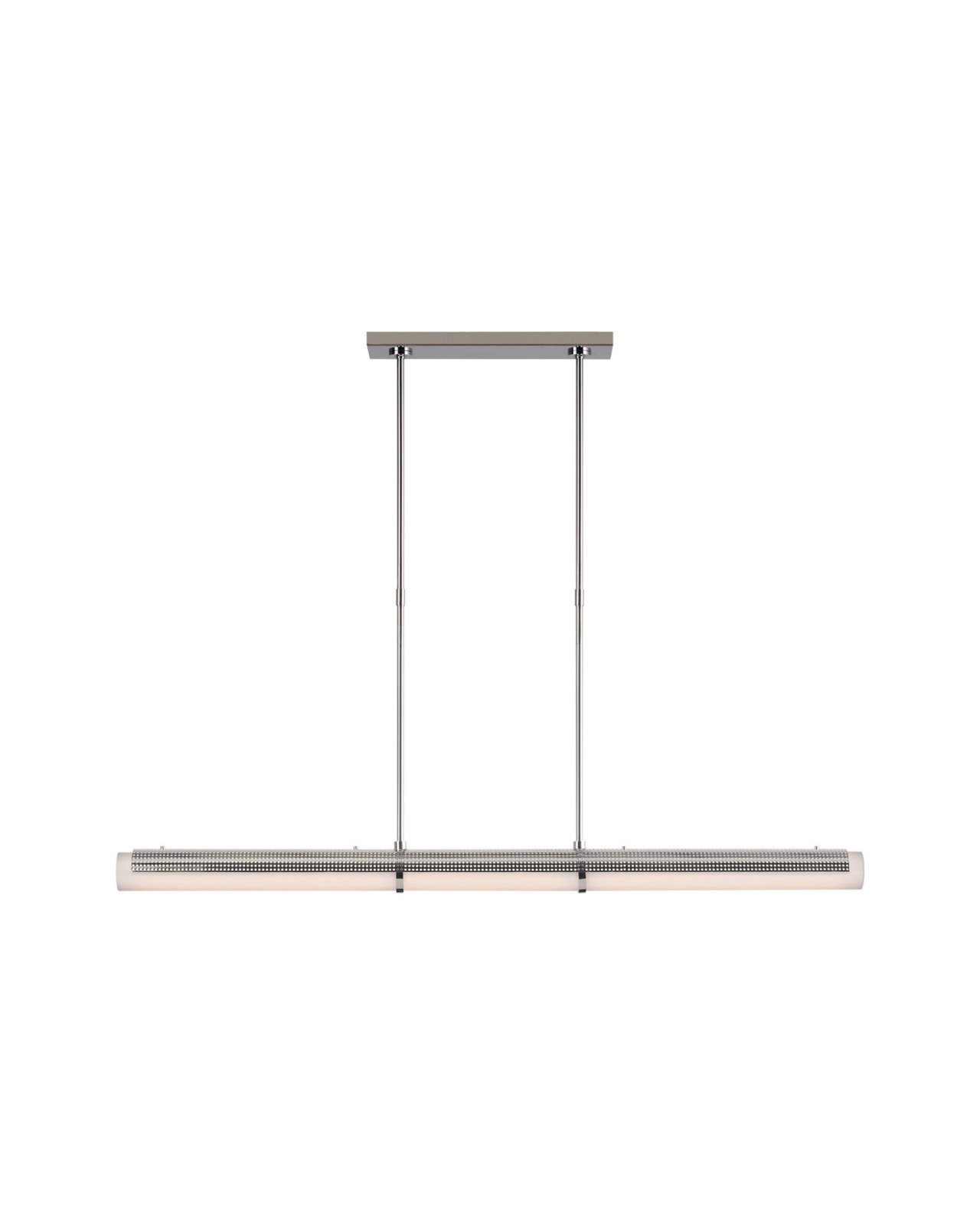 Precision Linear Chandelier Polished Nickel Large