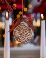 Clovelly Gingerbread Bauble Ornament