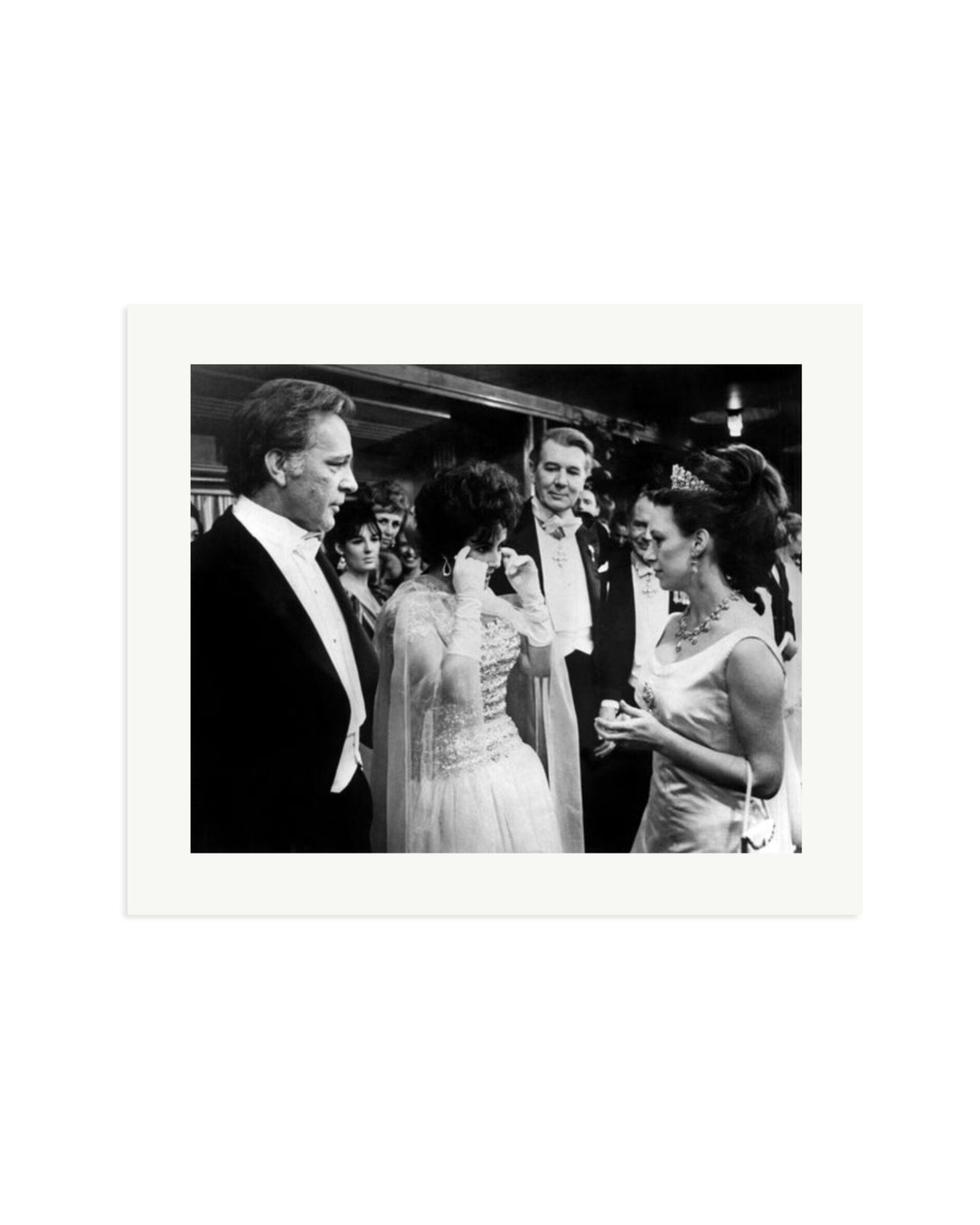 Burton, Taylor and Princess Margaret Print Only / Large