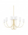 Harlem Chandelier Aged Brass