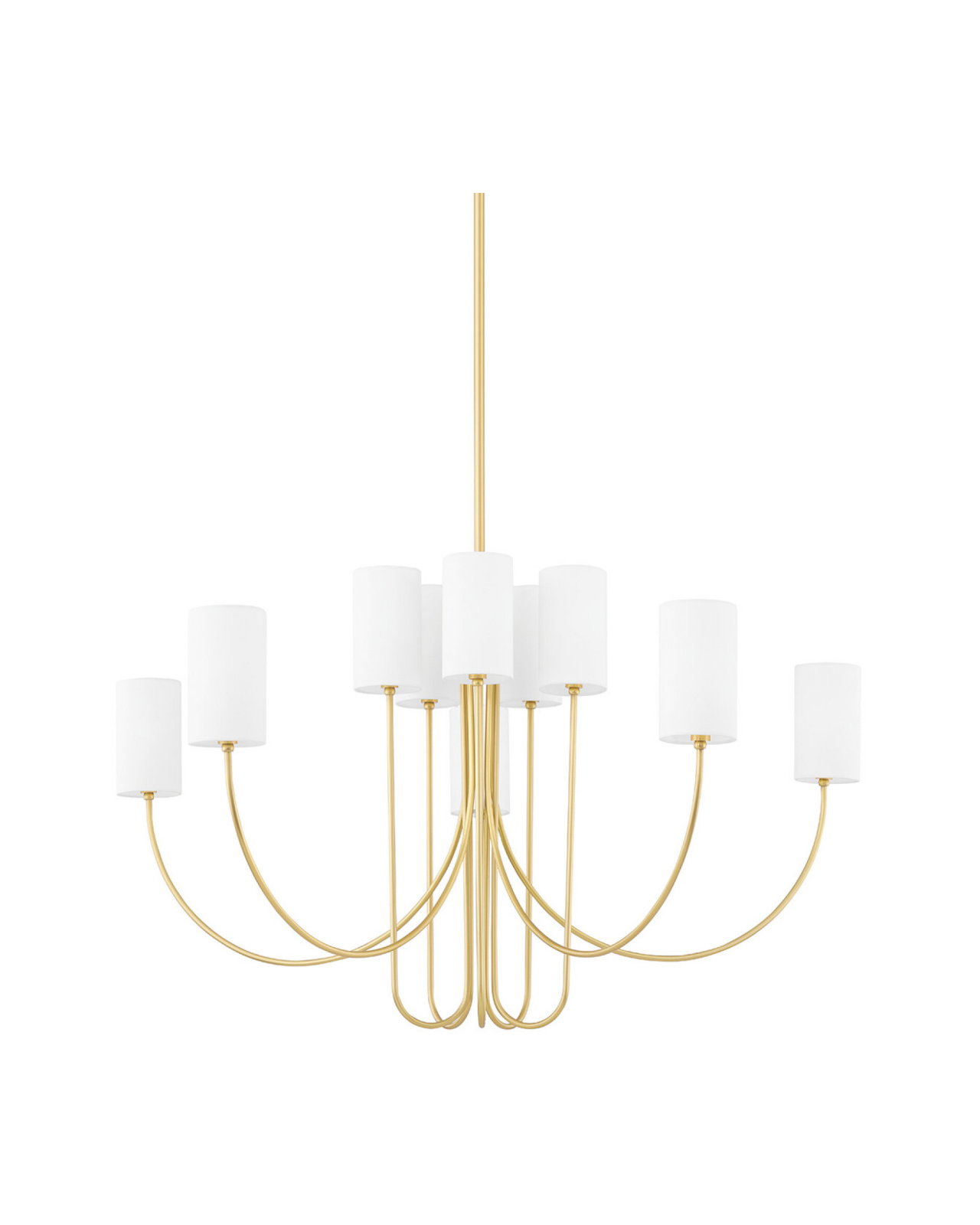 Harlem Chandelier Aged Brass