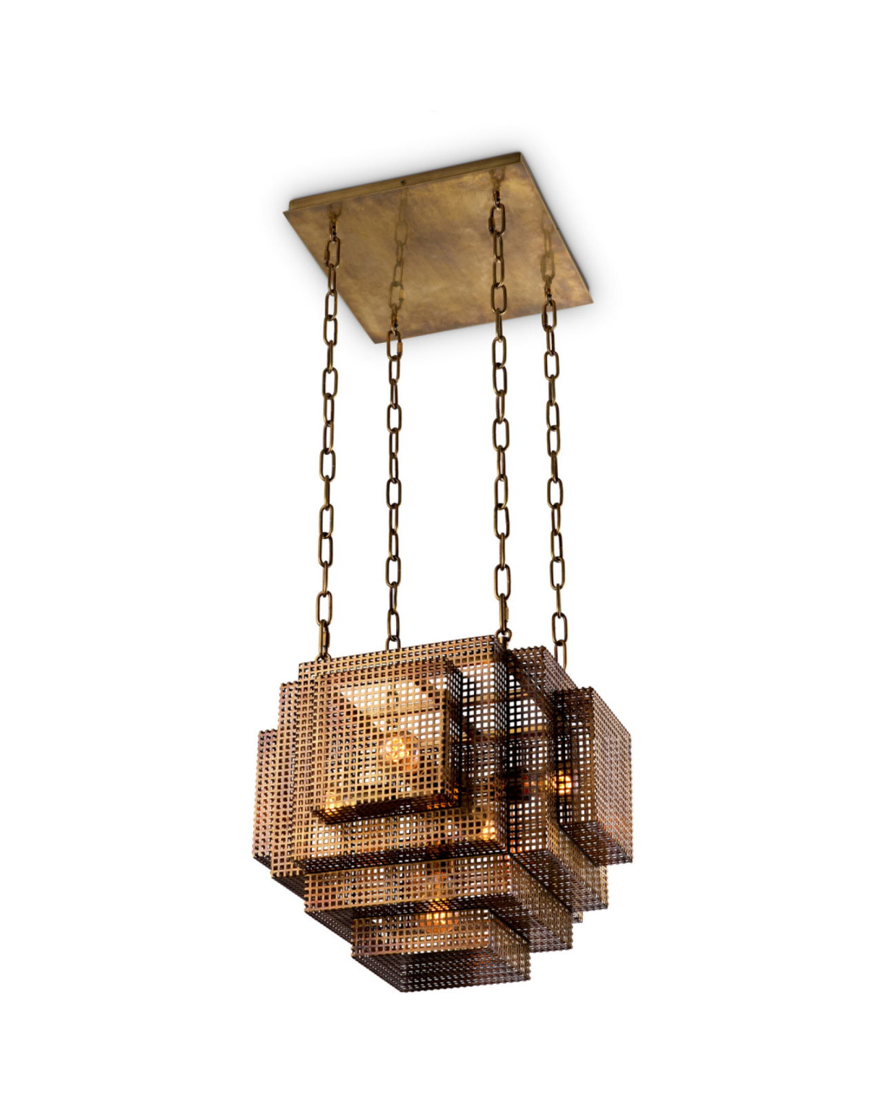 Geary Pendant Vintage Brass