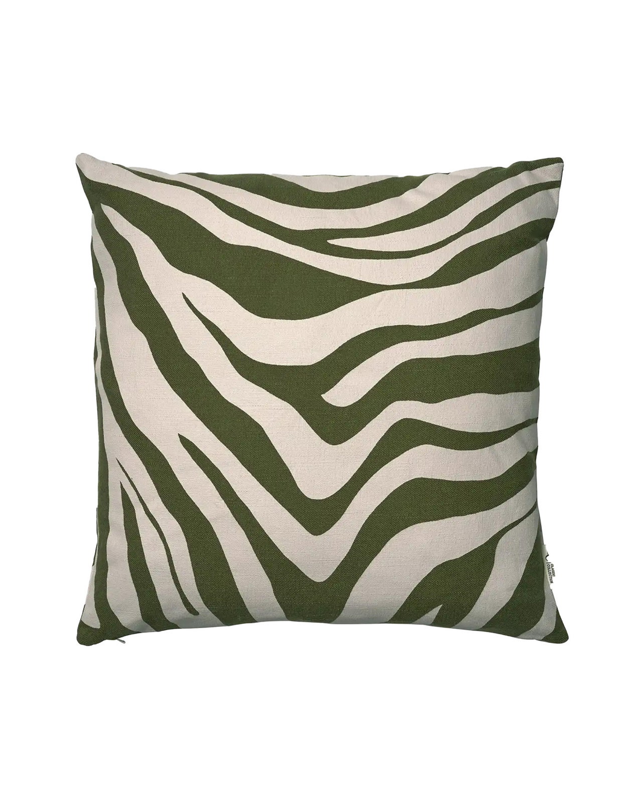 Savannah kuddfodral grön/off white