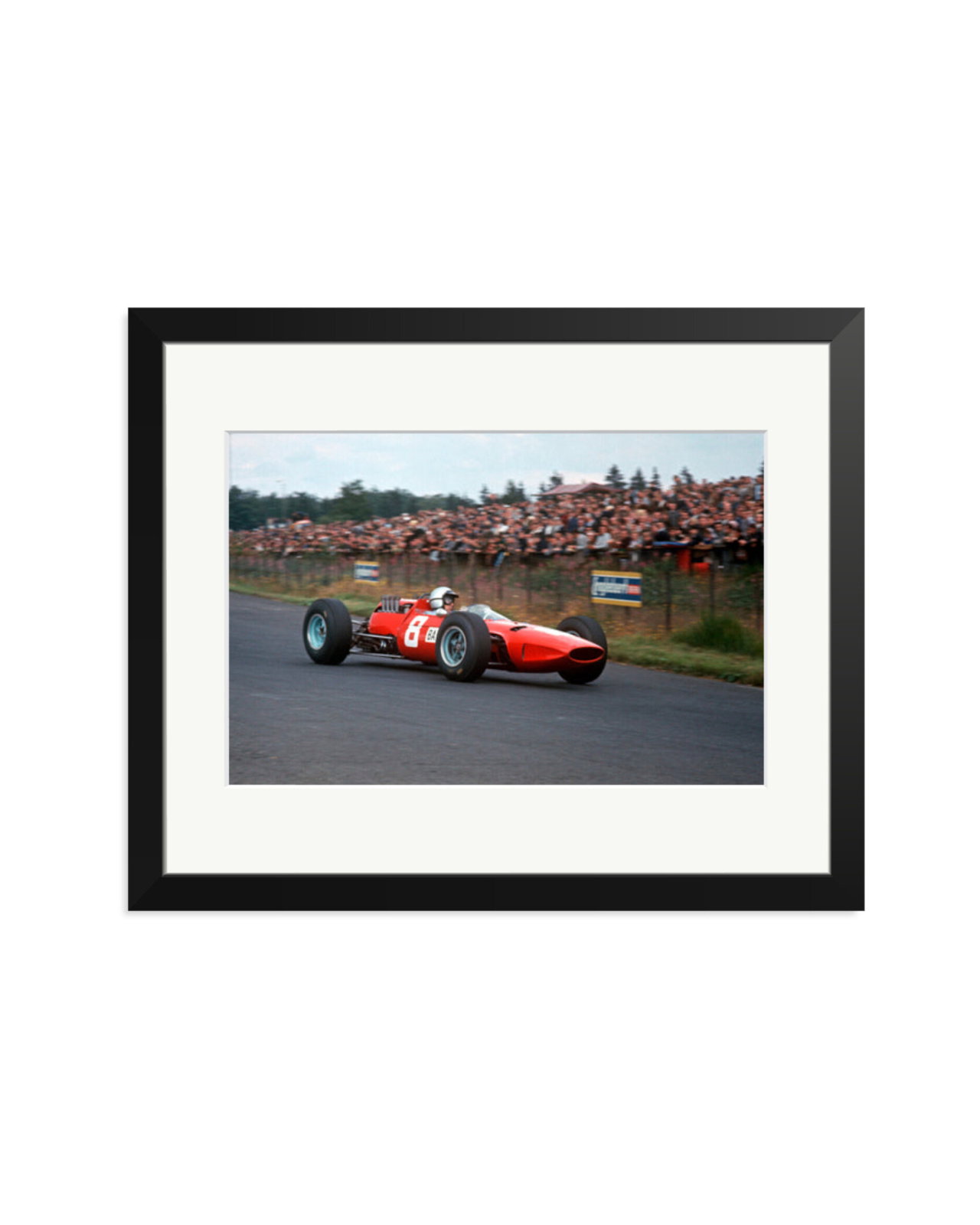 Lorenzo Bandini in Ferrari 156 Black / Medium