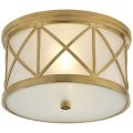 Montpelier Small Flush Mount Antique Brass