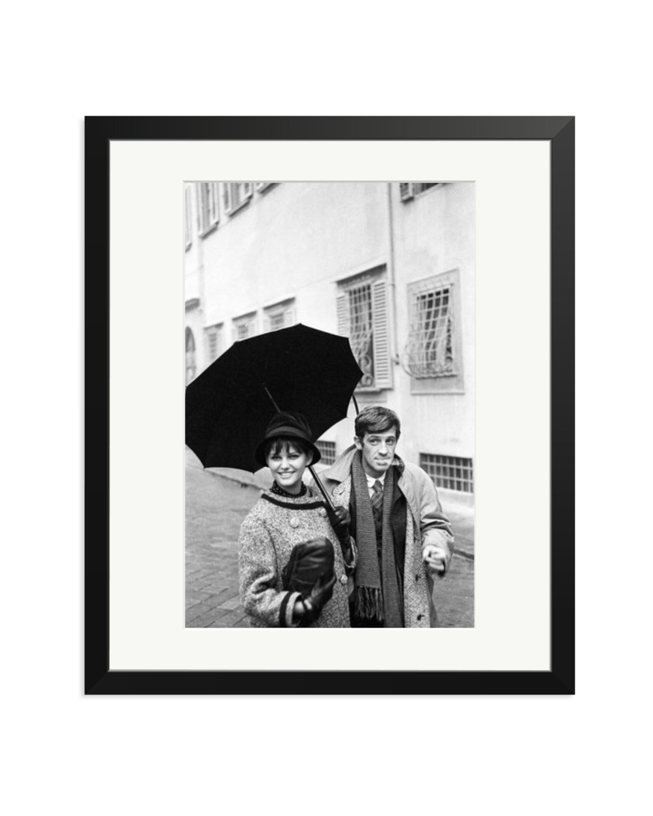 Claudia Cardinale and Jean Paul Belmondo Black / Large