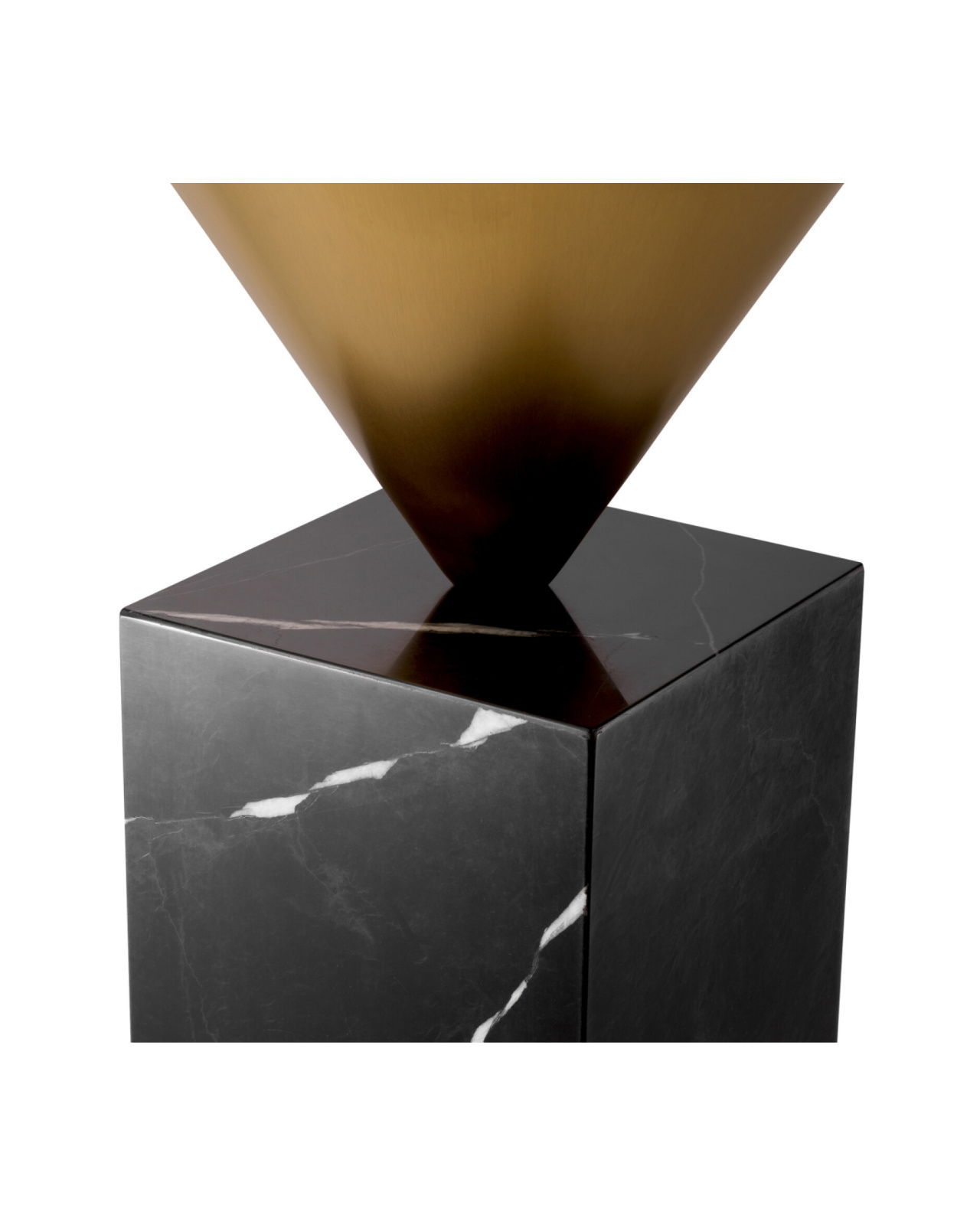 Nota sidobord svart marmor