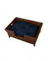 Cognac Hundebett Rattan
