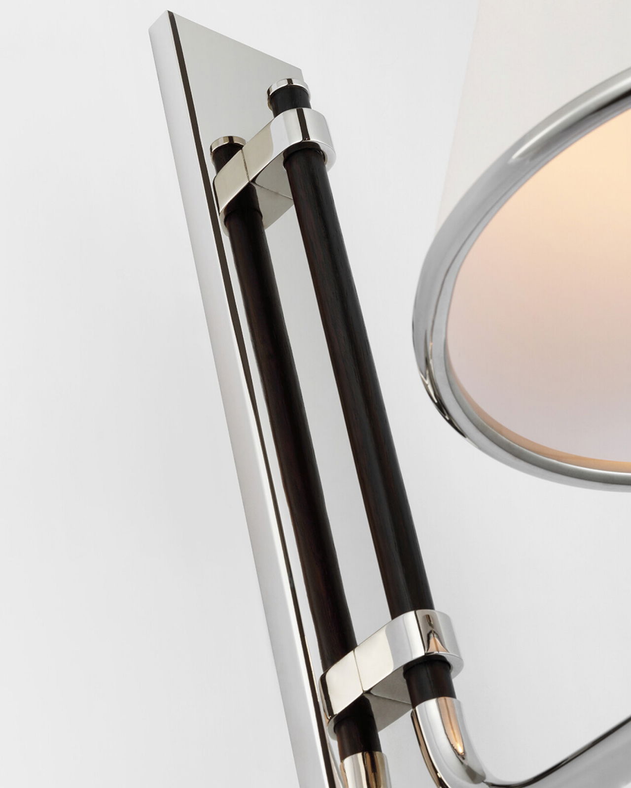 Rigby vägglampa nickel