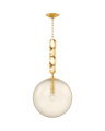 Nessa vintage loftlampe i messing