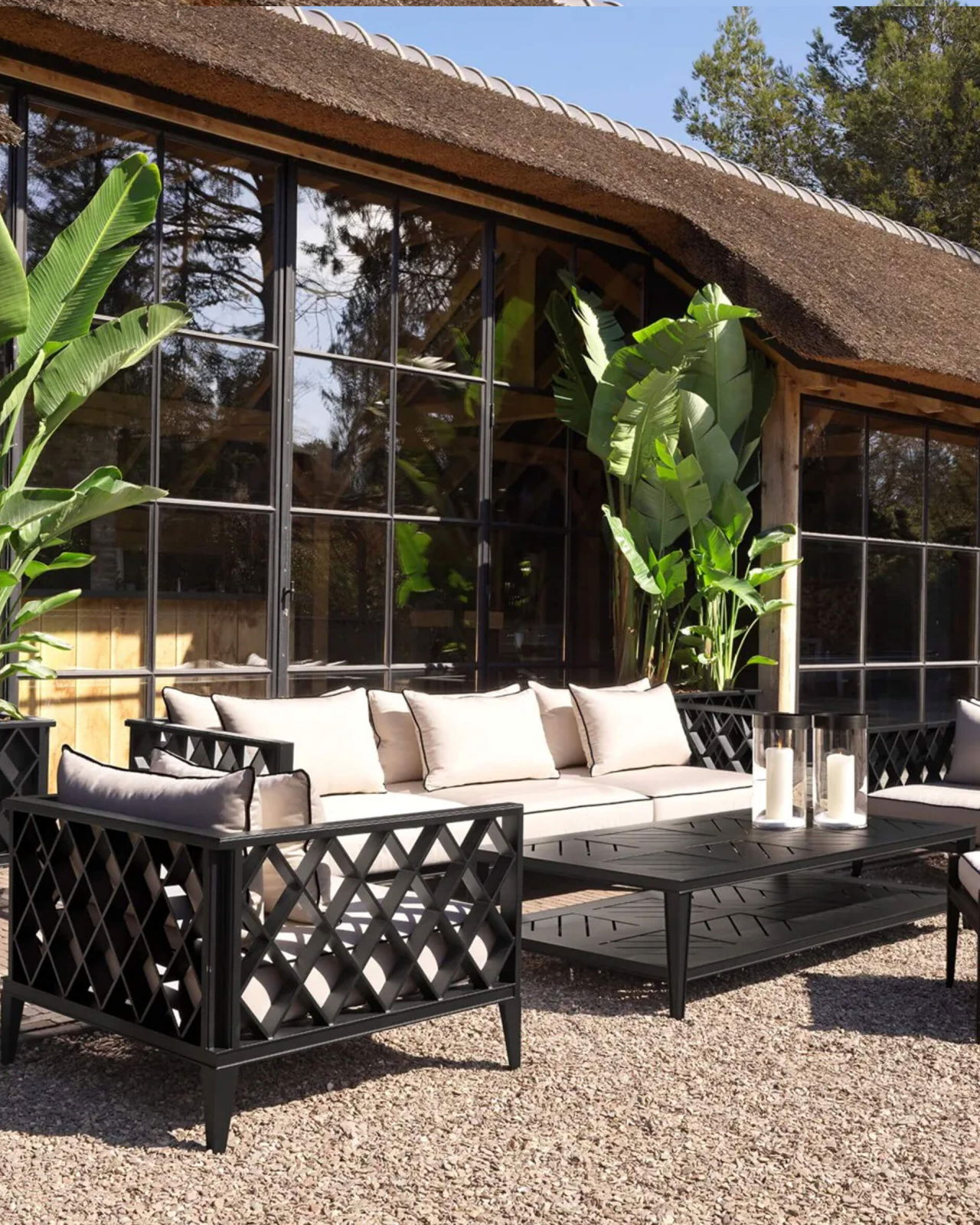 Ocean Club Sofa 3-seater Black